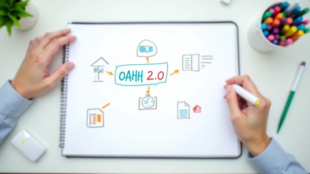 OAuth 2.0 autentifikacijos proceso diagramos pavyzdys